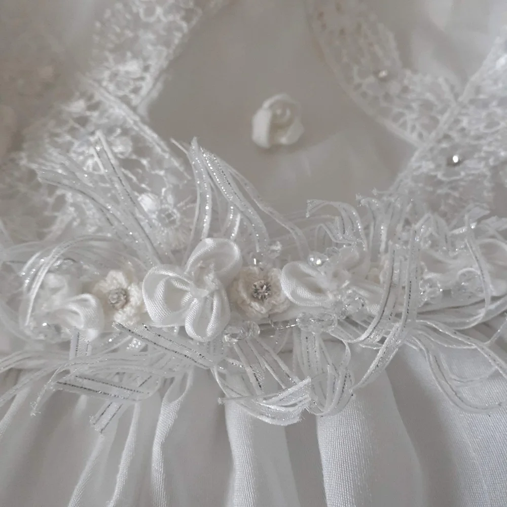 Toddler Girl's White Baptism Dress Size 3